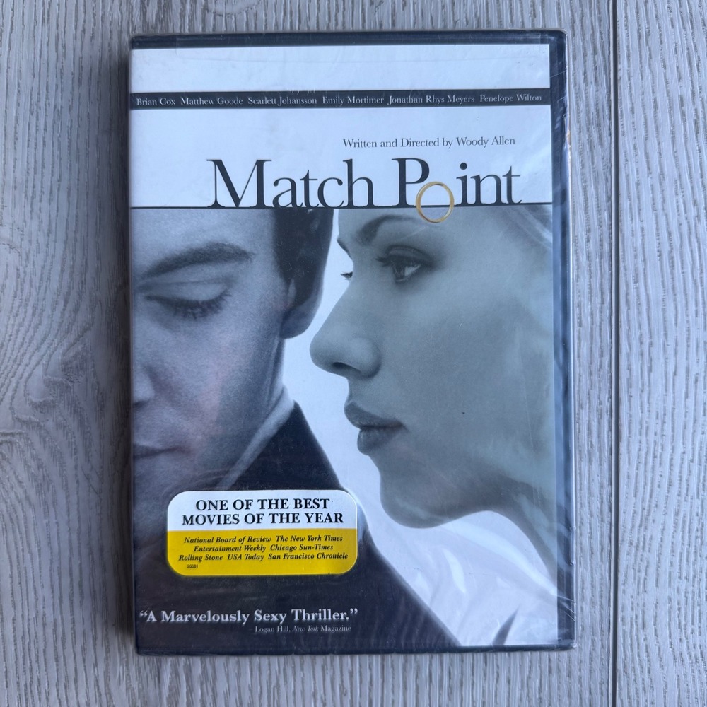 Match Point DVD Woody Allen Scarlett Johansson Widescreen New Sealed Thriller